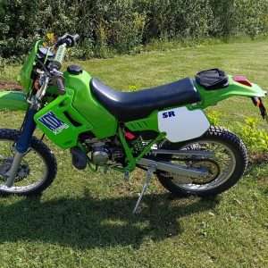 Alternative view of Kawasaki KDX200 1989